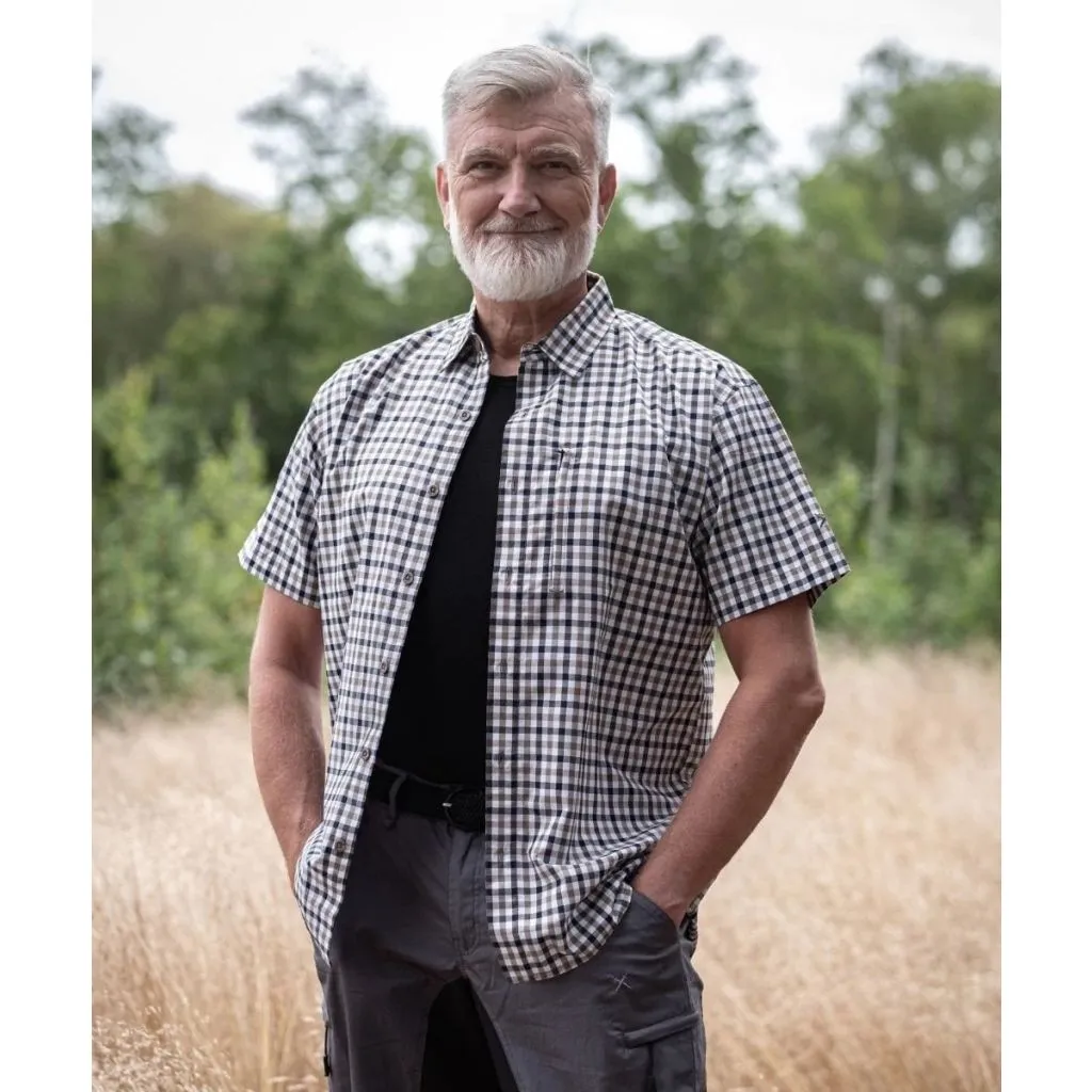 Shaggy Breeches Elias - Skjorte M. Ventilation - Woodbrown/Oliven/Beige