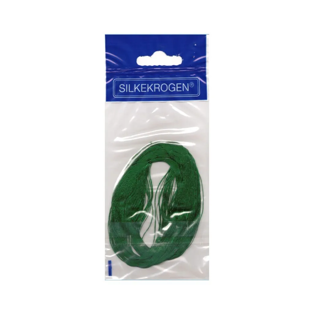 Silkekrogen Silketråde 10 stk pr. Pose - Grøn