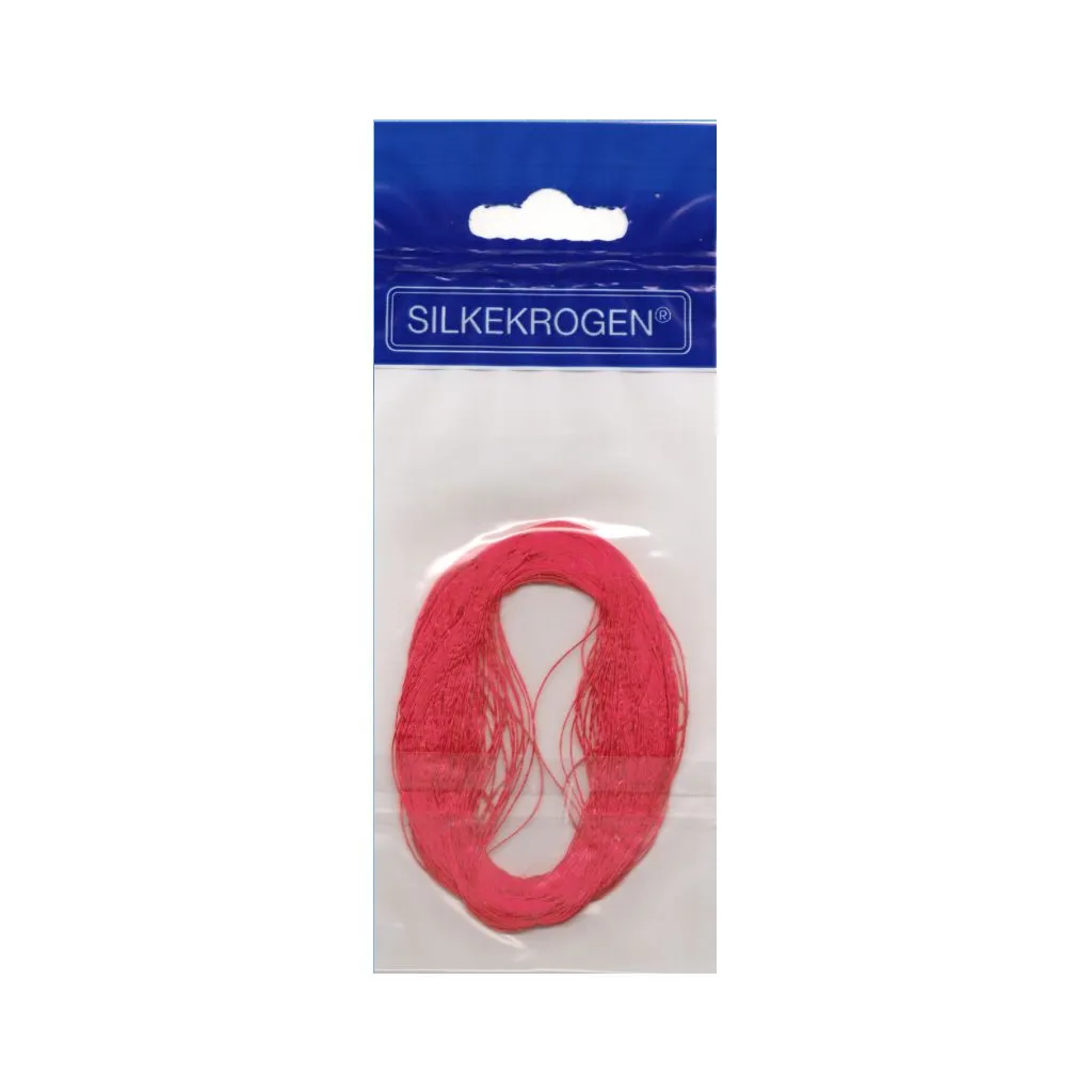 Silkekrogen Silketråde 10 stk pr. pose - Rød