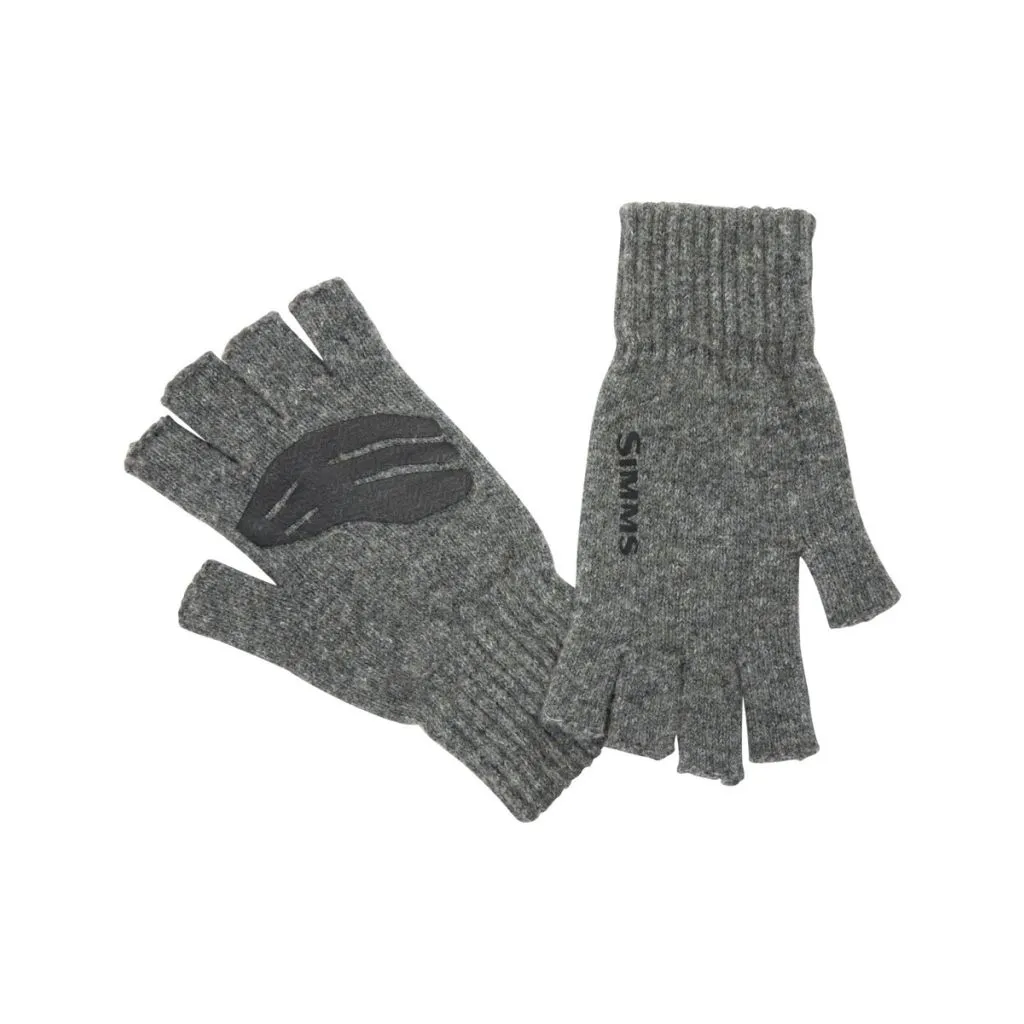 Simms Wool - Half finger - Uld Handsker
