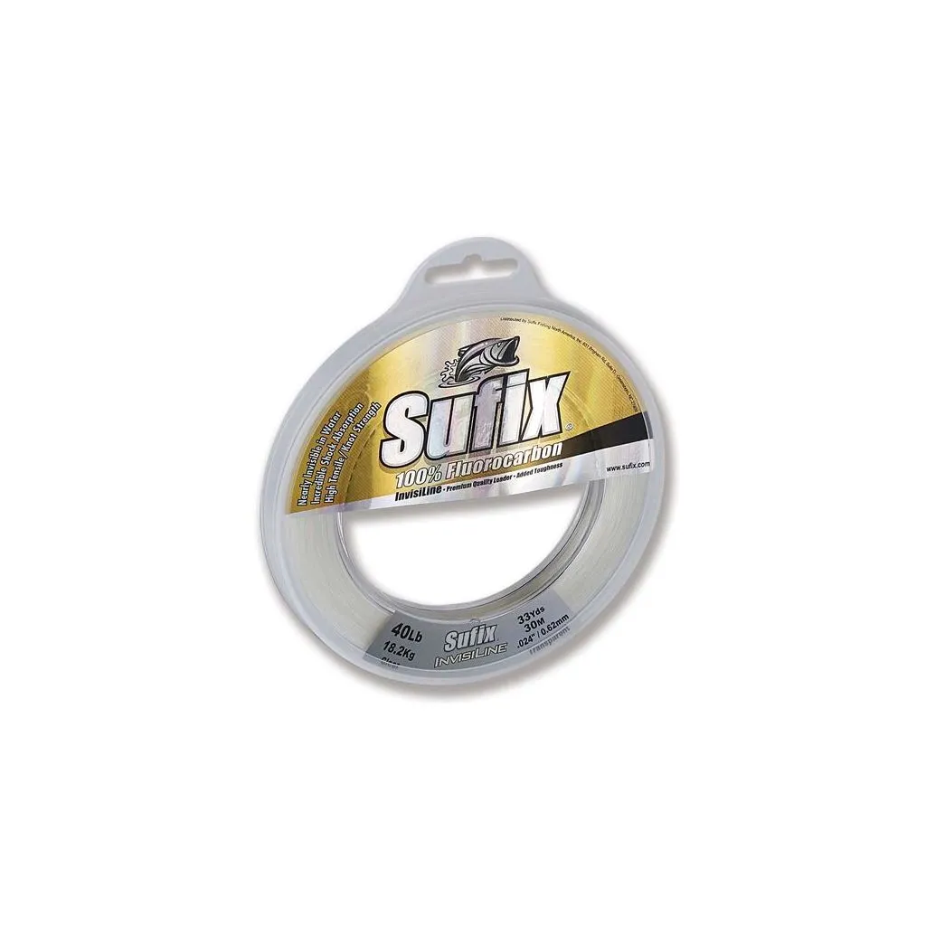 Sufix Invisiline Fluorocarbon line 20 meter - Klar