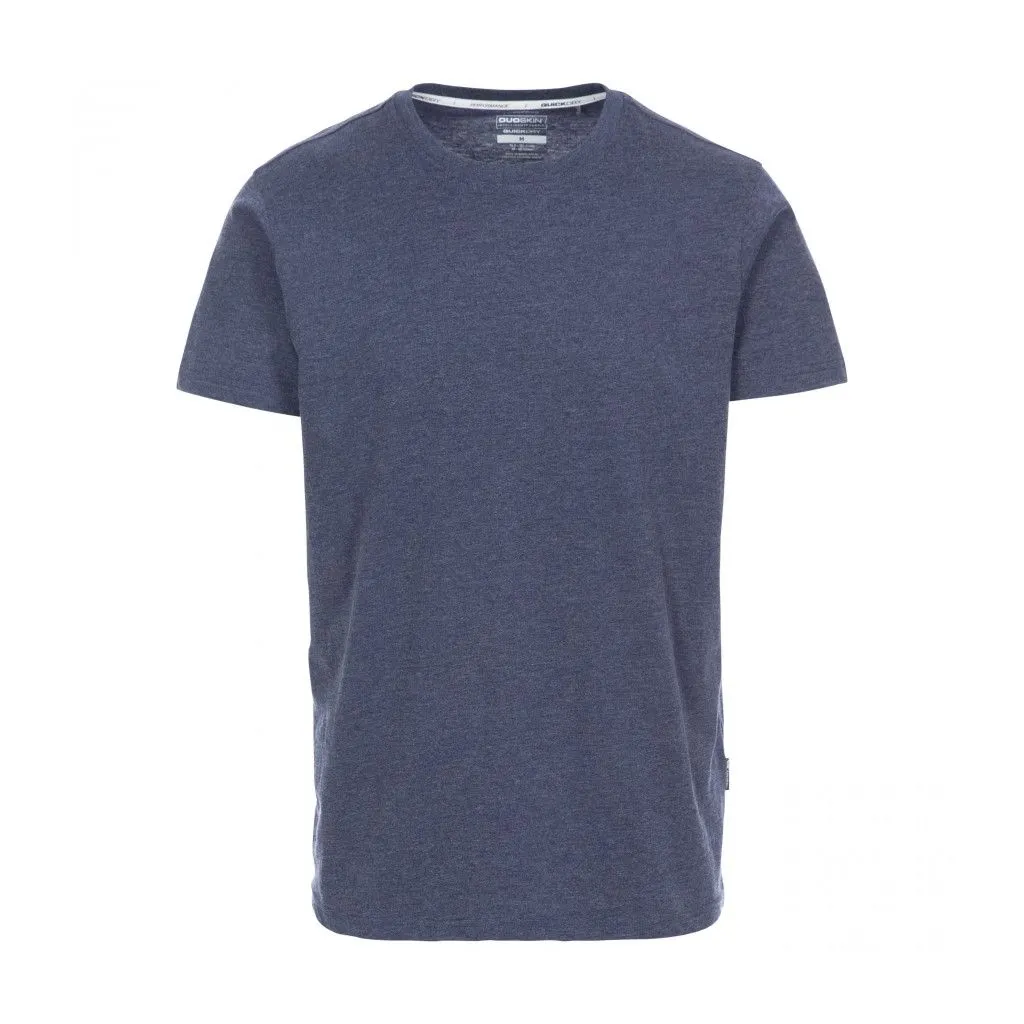 Trespass Plaintee Quick Dry Casual T-shirt - Navy Marl
