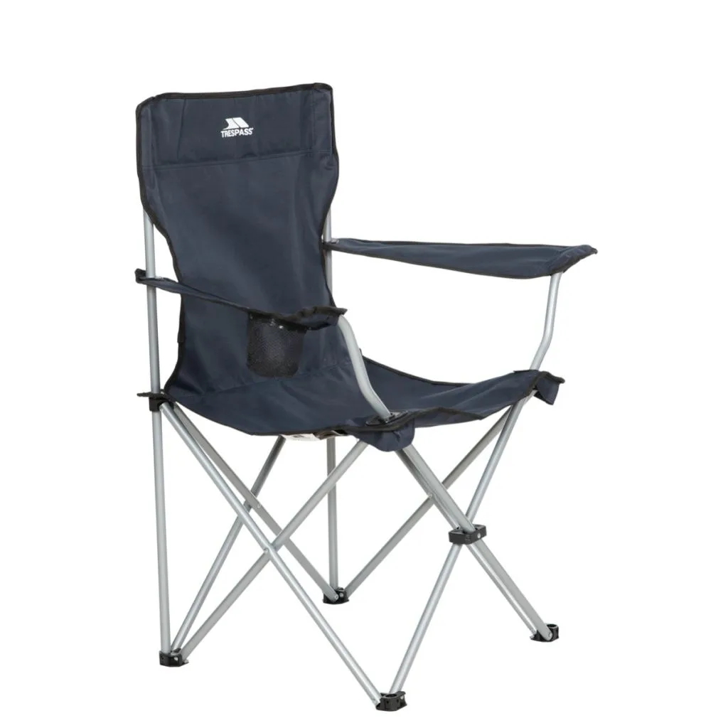 Trespass Settle Foldbar Campingstol - Navy