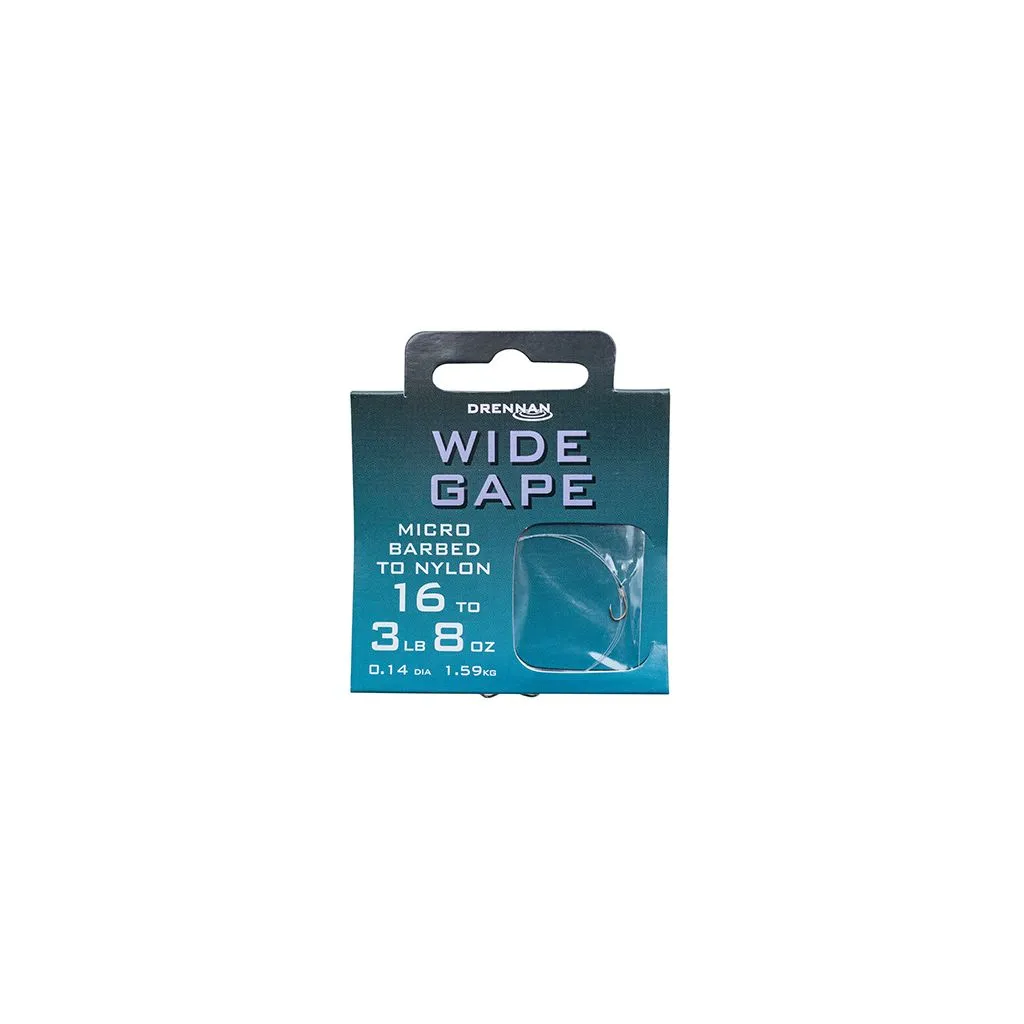 Drennan Wide Gape Hook to Nylon