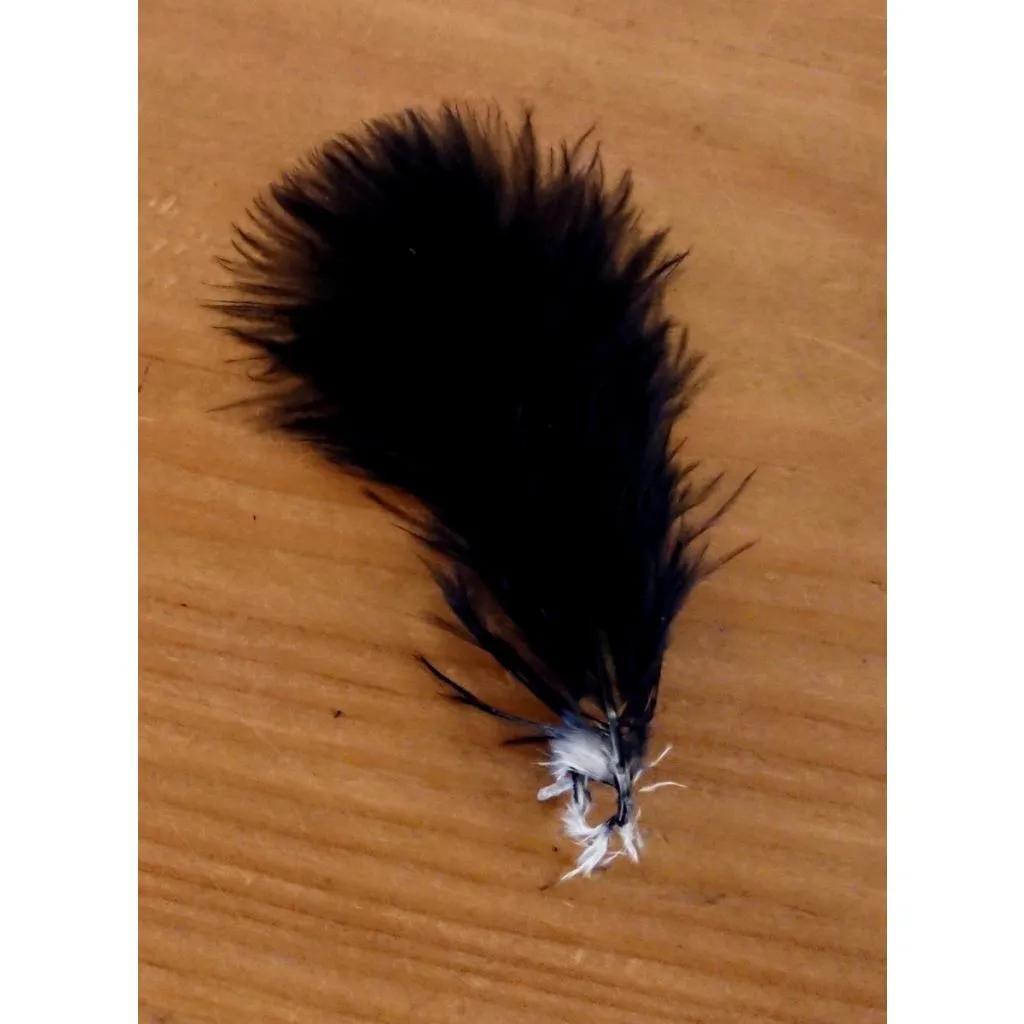 The Fly Co Wooly Bugger Marabou Fjer - Black