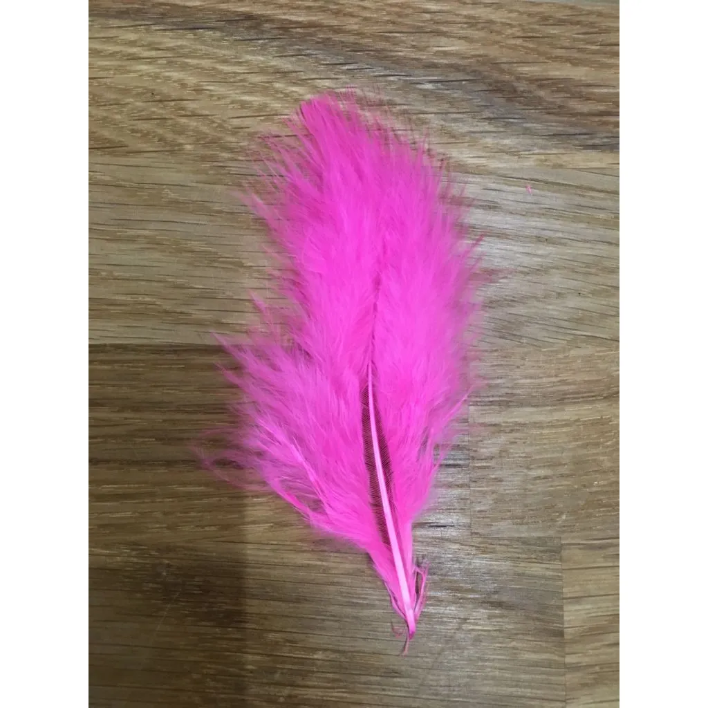 The Fly Co Wooly Bugger Marabou - Fl. Pink