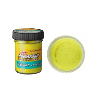 Berkley Powerbait TroutBait uden glitter - Sunshine Yellow