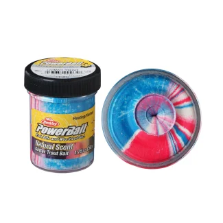 Berkley Powerbait Garlic med Glitter - Captain America