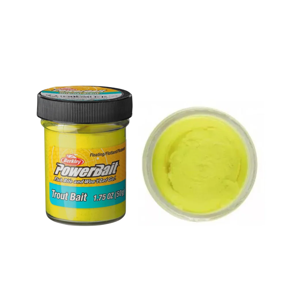 Berkley Powerbait TroutBait uden glitter - Sunshine Yellow