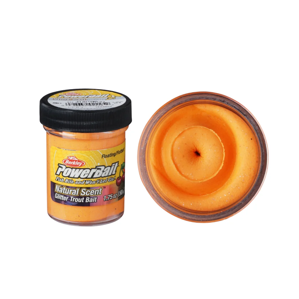 Berkley Powerbait Banana med Glitter - Fluo Orange