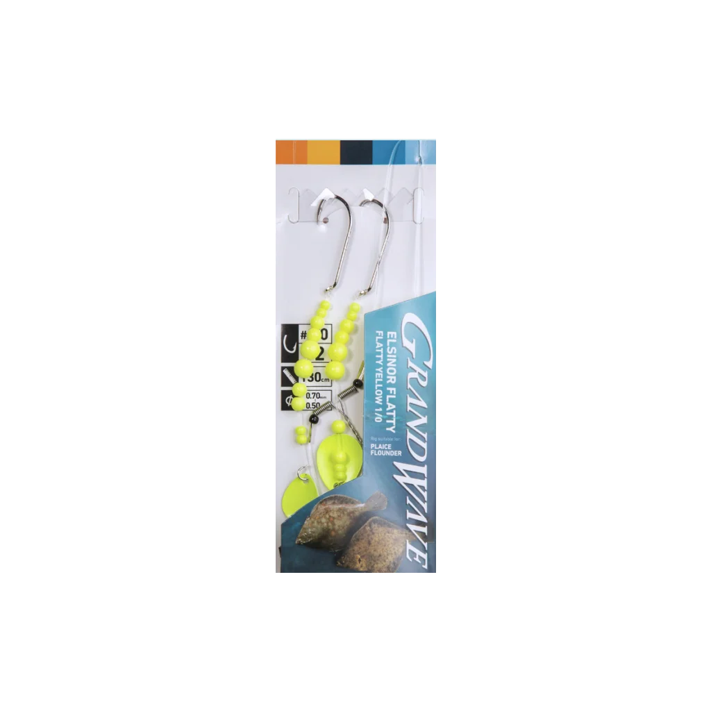 Daiwa Grandwave Elsinor Flatty Yellow Rig #1/0