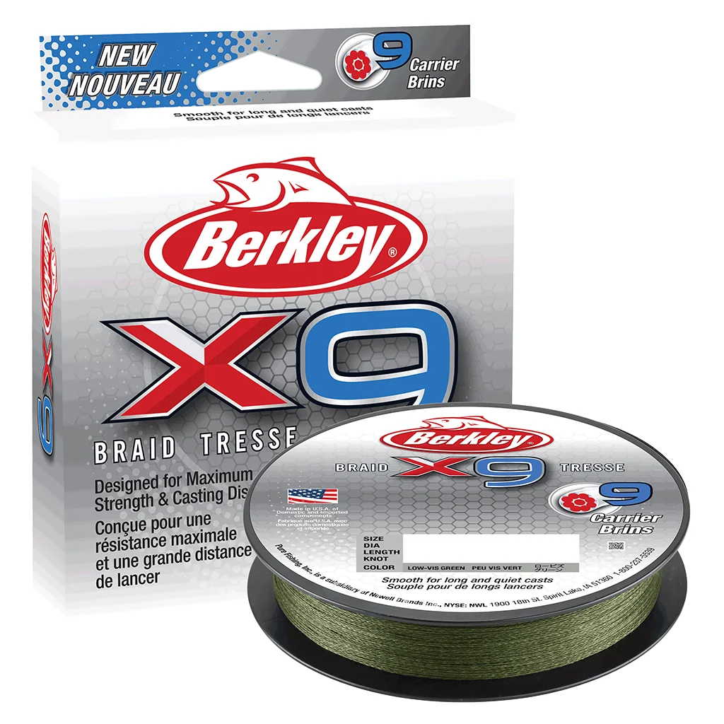 Berkley X9 Fletline - Grøn - 150m
