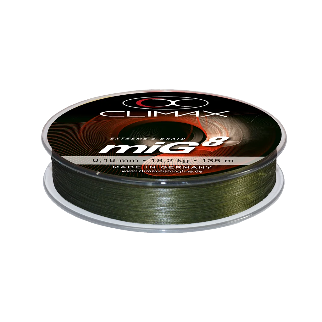 Påspoling af Climax Mig8 - Grøn - line på hjul