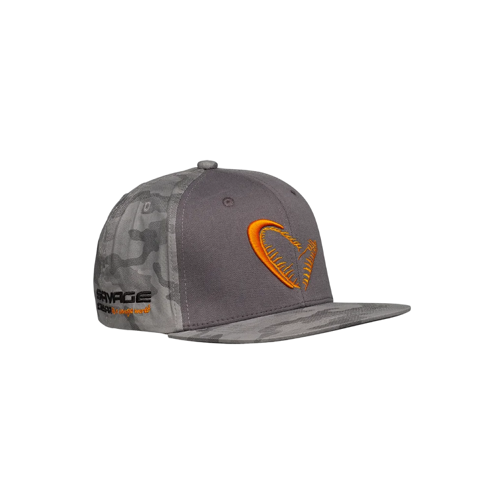 Savage Gear Flex Fit Cap - Camo/Grey